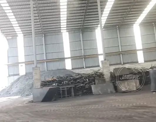 為陶瓷廠煤氣站安裝100+個(gè)高壓噴霧頭！Dejing的凈?除臭顯實(shí)力！